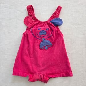 Vintage Pig Fitted Romper 12-18 months